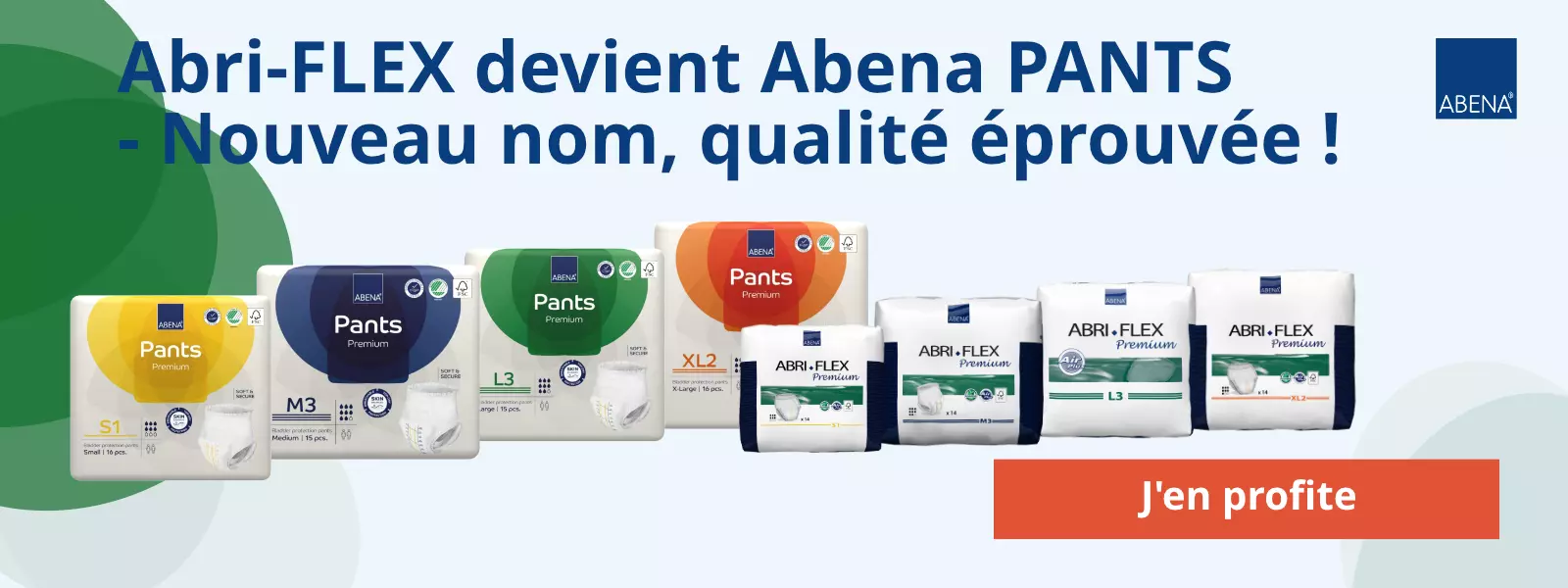 Abena Pants Banner