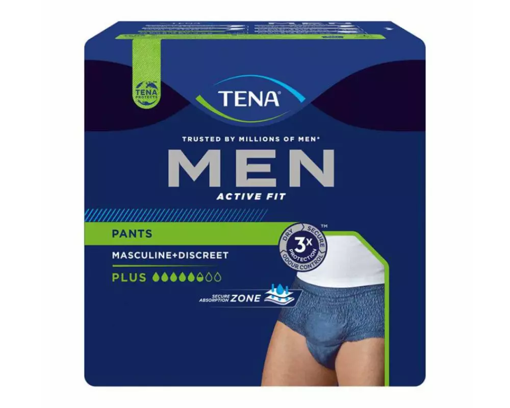 TENA Men Active Fit Pants Plus Bleu